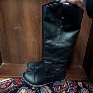 Black Knee High Boots